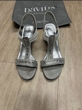 Formal Silver Wedge Sandals New York Transit 9W