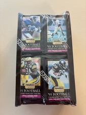 1993 Pinnacle Football Jumbo Super Pack 27 Card Packs Sealed Box w/ Team 2001