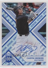 2018 Panini Elite Extra Edition Aspirations Blue 50/50 Cadyn Grenier Auto hg6