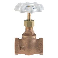 Milwaukee Valve Up502 1" Globe Valve, 1 In., Low Lead Bronze
