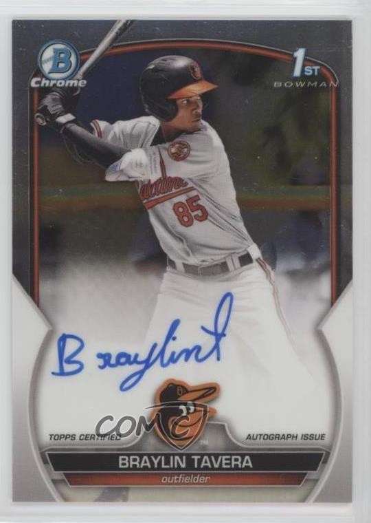 2023 Bowman Chrome Prospect Auto Braylin Tavera #CPA-BT Auto p2h