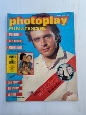 Photoplay Film & TV Scene April 1980 - David Essex Cover
