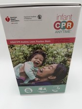 American Heart Association Infant CPR Anytime Baby Manikin Training Kit NEW