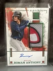 2025 Panini Impeccable - Elégance Jersey Autographs Roman Anthony #EJA-RA 1/4