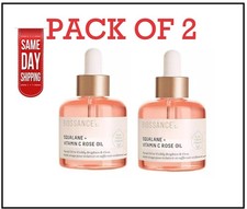 (PACK 2) Biossance Squalane + Copper Peptide  Plumping SeruM VITtaminC Rose Oil