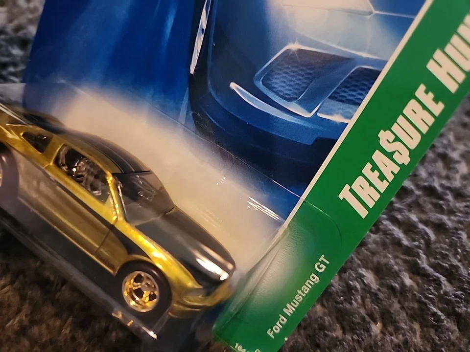 🔥 Hot Wheels 🔥Super Treasure 2008 Ford Mustang GT dorado💰 Foto 2 de 4