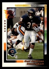 Neal Anderson 1992 Wild Card #139 Chicago Bears FOOTBALL *079