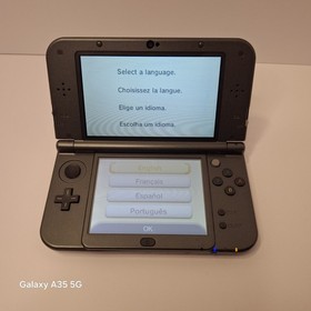 "New" Nintendo 3DS XL Metallic Black Console *Tested Works* *READ ROUGH SHAPE*