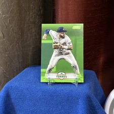Gleyber Torres 2025 Topps Stadium Club #38 Lime Green Foil Detroit Tigers 