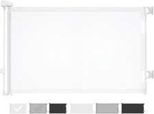 Retractable Baby Gate for Stairs & Doorways, 33" Tall, Extends to 55" Wide🛡️