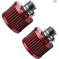 2pcs 12mm Universal Air Filter Valve Cover Breather Cold Air Intake Crankcase