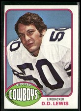 1976 Topps #342 D.D. Lewis
