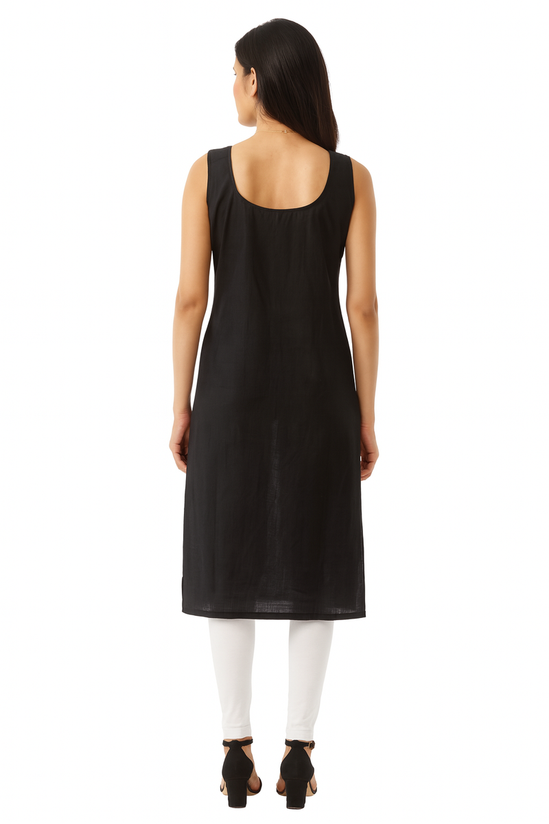 Fashion By LS Women Long Cotton Camisole  Inner Slip for Kurtis, Maxi  Dresses. | eBay