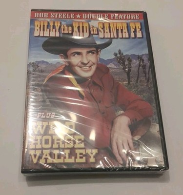 BOB STEELE DOUBLE FEATURE: BILLY THE KID IN SANTE FE/WILD HORSE VALLEY NEW DVD