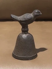 Vintage Cast Iron Bird 5” Dinner Bell