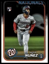 Nasim Nunez 2024 Topps Update #US267 RC Washington Nationals Rookie