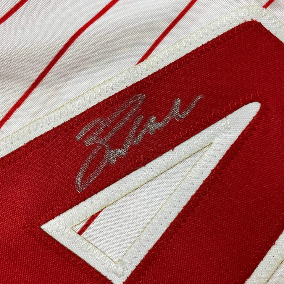 Autographed/Signed Zack Wheeler Philadelphia Pinstripe Jersey PSA/DNA COA - Image 3 of 4