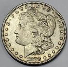 1878 7/8TF U.S. Silver Morgan Dollar - VF PVC - 1c Auction No Reserve