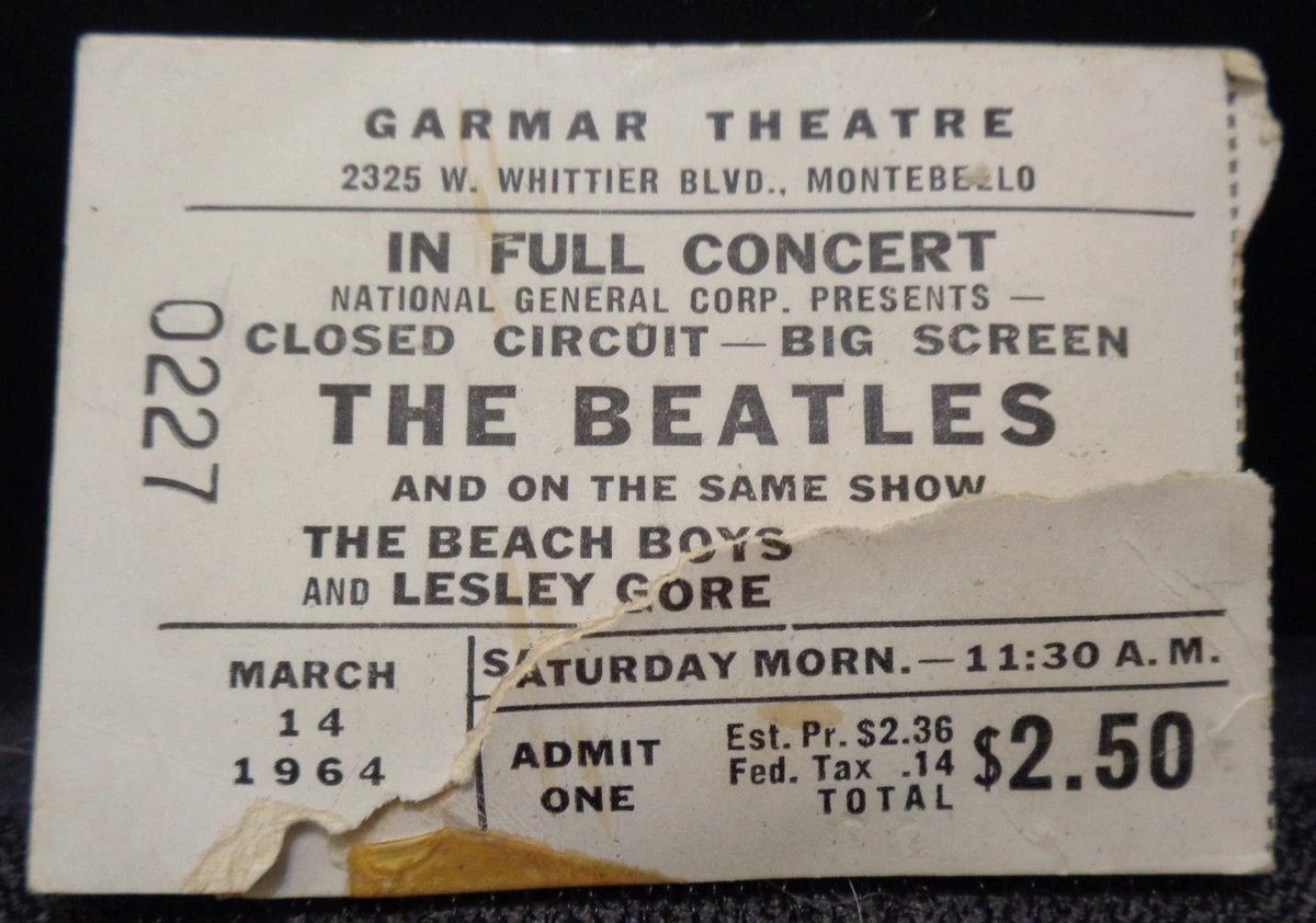 Las mejores ofertas en Boleto de los Beatles en memorabilia de conciertos  de The Beatles | eBay