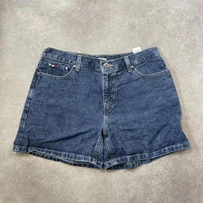 Tommy Hilfiger Boyfriend Shorts western en denim décontracté 32", bleu - Photo 1/4