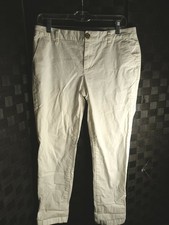 Tommy Hilfiger Sz 6 Ladies White Stretch Pants Very White No Stains