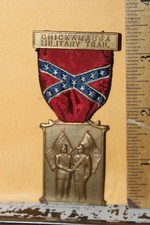 Vintage BSA Boy Scouts Award Medal Chickamauga Military Trail Pin