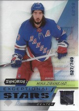2020-21 Synergy Exceptional Stars #ES28 Mika Zibanejad /749 - HKY