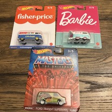 2022 HOT WHEELS PREMIUM POP CULTURE: MATTEL BRANDS - Lot Of 3