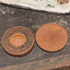 Ancient Luopan Chinese Circular Qing Dynasty 19th Century Feng Shui Compass