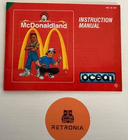 McDonaldland Nintendo Nes gioco versione PAL A UK in scatola con manuale CIB