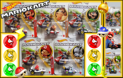 Nintendo Super Mario Kart - aussuchen und auswählen - Hot Wheels Diecast Figuren und Karts