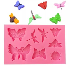 Butterfly Silicone Sugarpaste Mould Fondant Cake Topper Mold Chocolate Decor