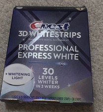 Crest 3D Whitestrips Professional Express White  Whitening light 38 strips