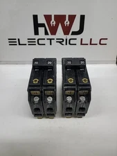 (Lot Of 2) Square D CHQ220  20A 2POLE Circuit Breaker