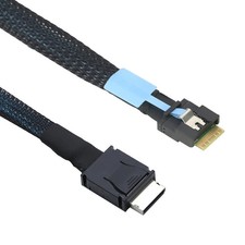 PCIE Oculink SFF-8611 4I 42P To SlimSAS SFF-8654 4I 38P High-speed Server Cable