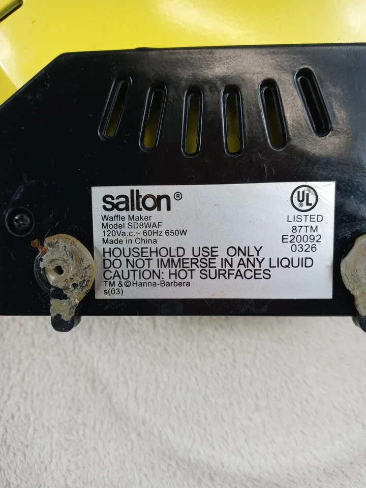 Gofrera Scooby Doo modelo SD8WAF de colección años 90 probada ¡Funciona! Raro Foto 4 de 4