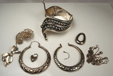 Серебро Sterling 925 SCRAP Broken Jewelry