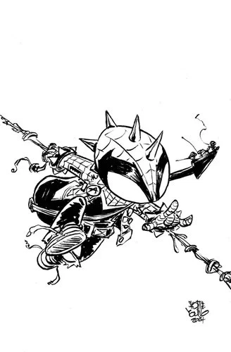 AMAZING SPIDER-MAN #52  (2024,  SKOTTIE YOUNG 1:50 B&W VARIANT NM