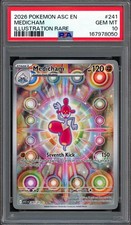 PSA 10 Ascended Medicham 241 /217 Heroes IR Illustration Rare English Pokemon