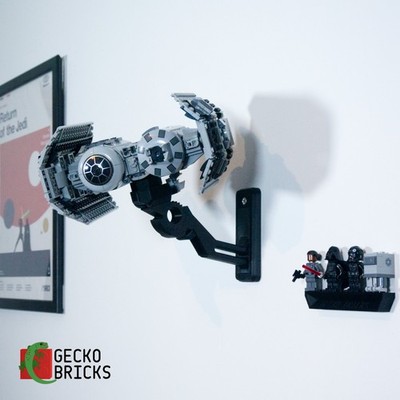 3D Printed Wall Mount for LEGO  Star Wars  TIE Bomber (Set 75347) - Gecko Bricks