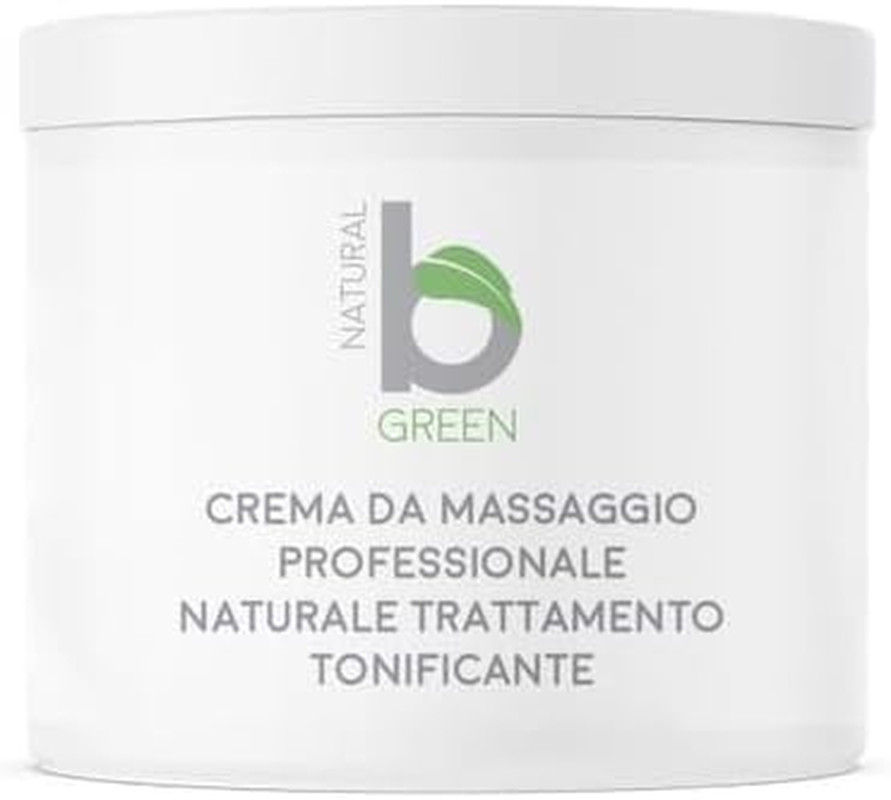 Crema Da Massaggio Professionale Tonificante E Idratante, Naturale, Biologica E 