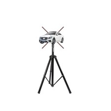 Hologram Fan Stand with Multi-Function Base, Height 39.4 to 69 Inch, 150 Poun...