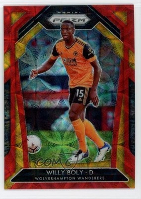 2020-21 Panini Prizm Premier League Choice Red Prizm 21/29 Willy Boly #139 1r1u