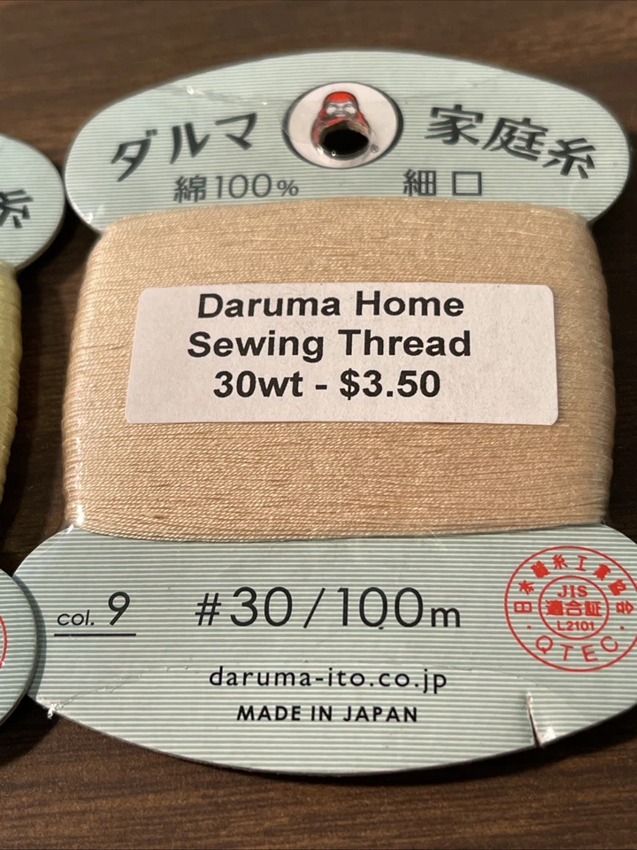 Nippon Chuko Yokota Daruma Household Thread Hand Sewing Thread Count Fine lot 7 - Image 2 of 4