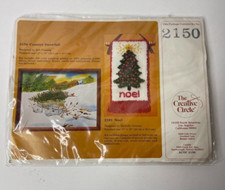 The Creative Circle Country Snowfall Christmas Embroidery Kit 2150 VTG