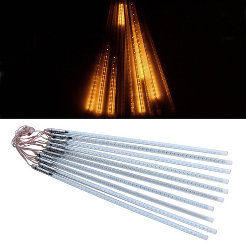 10pcs Tubes String 50cm 2835 54 LED Strip Light Meteor Shower Rain & 12V Adapter - Picture 44 of 53