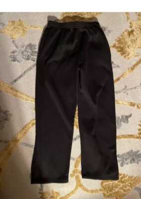 Men's BLACK S-G ACTIVE SPORTSWEAR SWEATPANTS SIZE L
