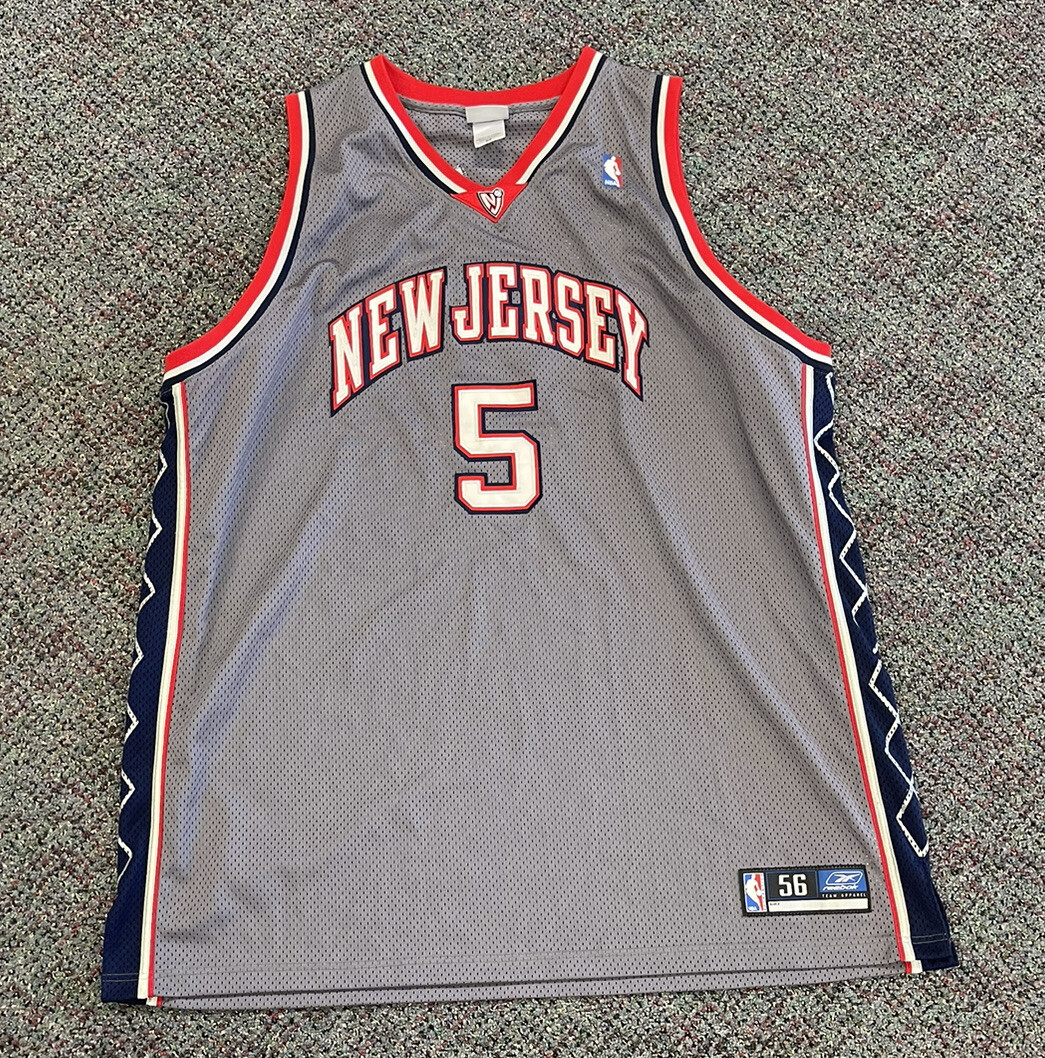 Reebok Jason Kidd New Jersey Nets NBA Basketball Jersey Size