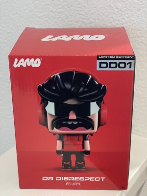 LAMO AR Dr Disrespect  DD01 Vinyl Figure Sealed New In Box Sold Out Rare Mint
