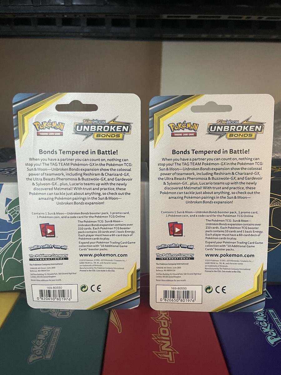 未開封　ポケモンカードゲーム「Unbroken Bonds」ブースターボックス 未開封 ポケモンカードゲーム「Unbroken Bonds」ブースターボックス 未